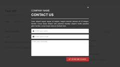 Layered Popups - Contact Form Popup #09
