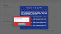 Layered Popups - Subscription Form Popup #06
