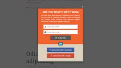 Layered Popups - Subscription Form Popup #15
